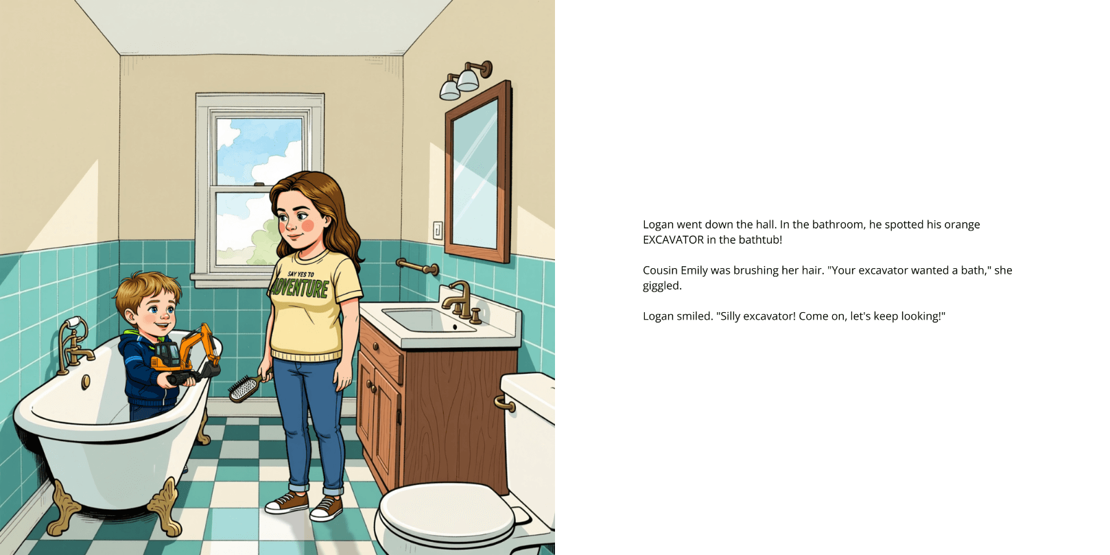 Pages 14-15: Bathtub Excavator